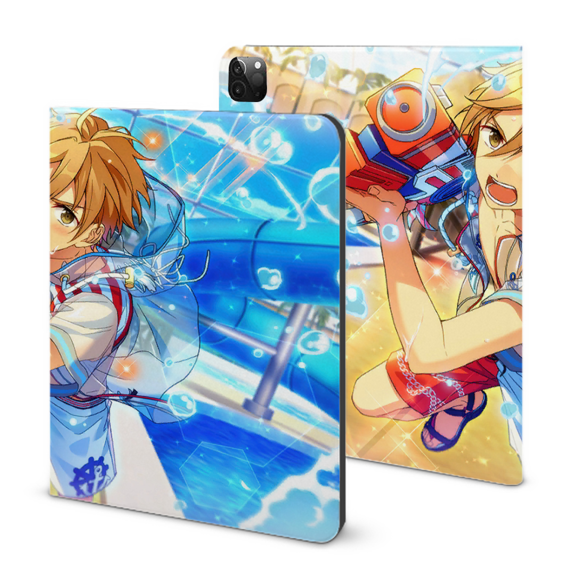 （画像用） あんさんぶるスターズ! Ensemble Stars IPadケース ペンホルダー付き ブックスタイルデザイン